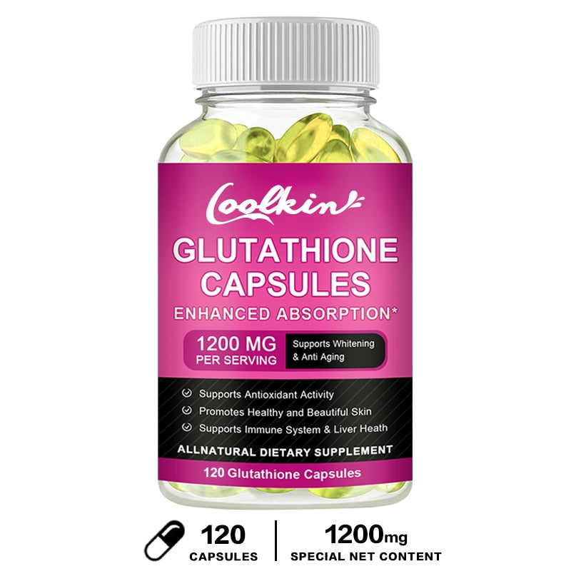 Glutathione, Collagen Capsules, Antioxidant Anti-Aging, Enhance Immunity Dull Skin Whitening Supplement