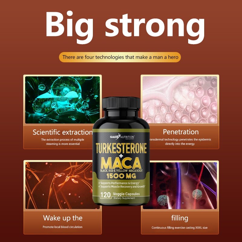 Prevent Premature Ejaculation, Enhance Endurance, Supplement Male Functional Endurance, Thickening, Energy Booster, Real Man