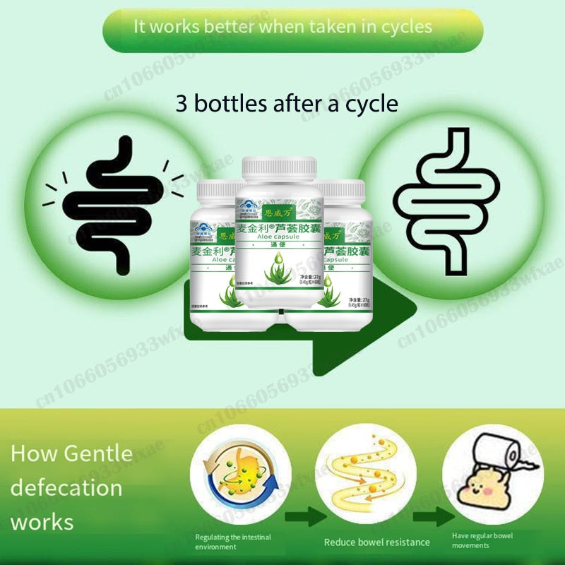 60Pcs Weight Loss Pill Burn Fat Fast Slimming Aloe Vera Detox Capsules Beauty Health Weight Lose Products Cellulite Diet Pills