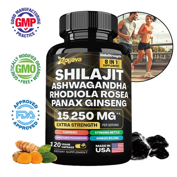 100% High Purity Shilajit Mineral Supplements, Eight Natural Ingredients, Ashwagandha,Ginseng, Turmeric, Energy Immunity Joints in Pakistan 100% High Purity Shilajit Mineral Supplements, Eight Natural Ingredients, Ashwagandha,Ginseng, Turmeric, Energy Immunity Joints in Pakistan