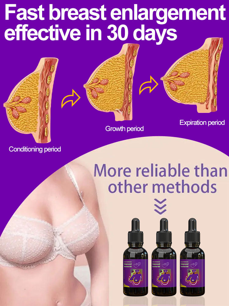 Breast Enlargement Essential Oil Chest Enhancement Bust Plump Up Growth Enlarging Oil Boobs Bigger Lift Firming Breast Enlarge