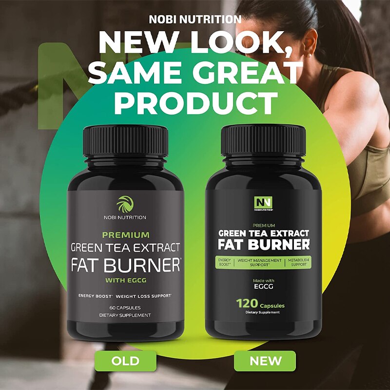 Green Tea Extract Supplements - Appetite Suppressant, Metabolism Booster - Healthy Weight Loss for Men and Women