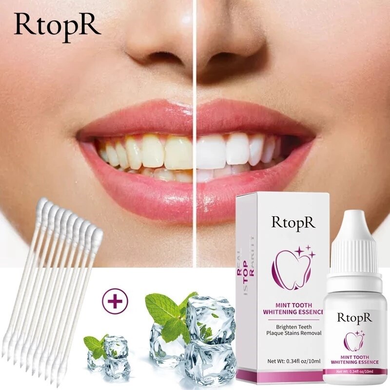 Teeth Whitening Serum Tooth Oral Hygiene Essence Effective Remove Plaque Stains Brightening Product Teeth Cleaning Mouth Wash
