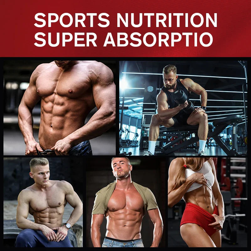 GPGP Greenpeople Creatine Monohydrate Capsule Build abdominal Muscle & Athletic endurance Muscle Whey protein for Gym