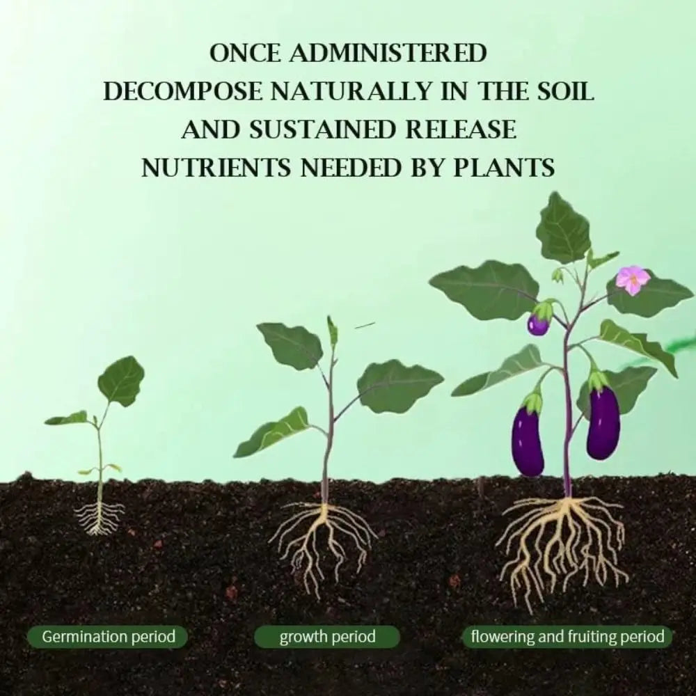 Home Gardening Universal Slow-release Tablet Organic Fertilizer All-purpose Fertilizer Ease Plant Food Make Feeding