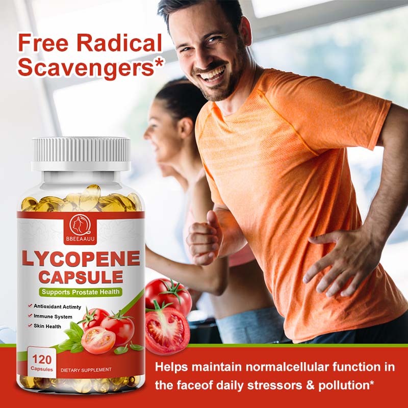 BEAU Lycopene Capsules Tomato Extract Enhance Immunity Treatment Improve Sperm Quality Cure Prostatitis Improve Women Fertility