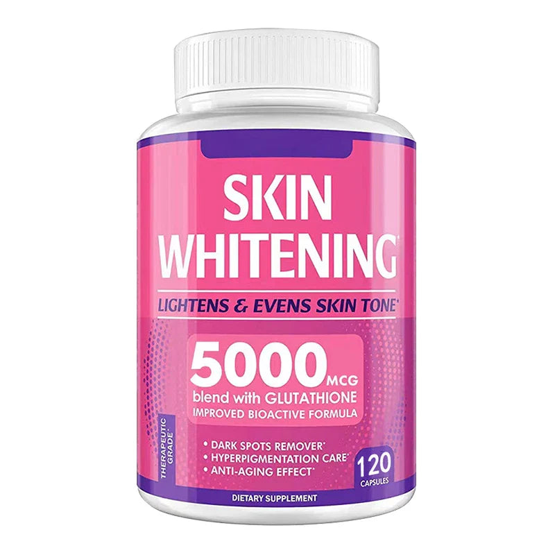 Skin Whitening Capsules - Glutathione, Helps with Dark Spots and Pigmentation, Has Anti-aging and Antioxidant Properties