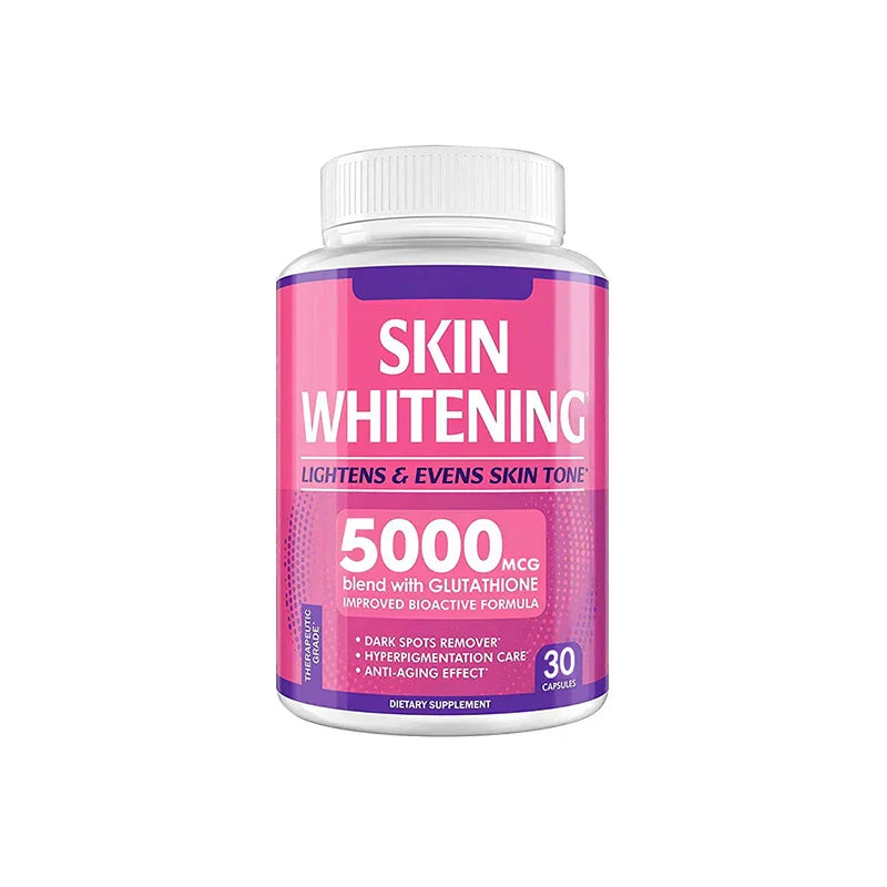 Skin Whitening Capsules - Glutathione, Helps with Dark Spots and Pigmentation, Has Anti-aging and Antioxidant Properties