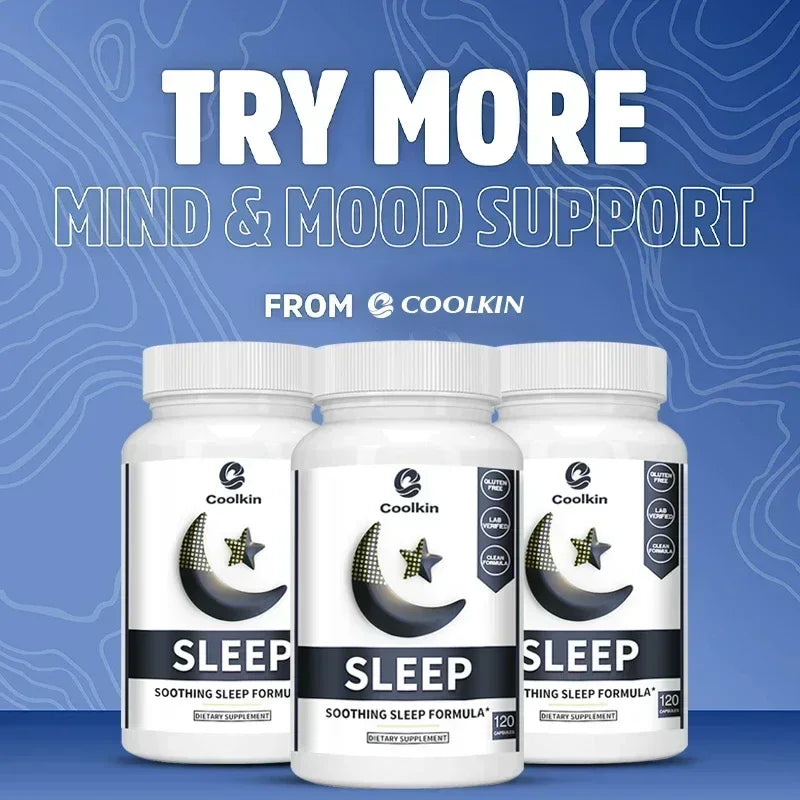 Sleep Supplement - with Valerian Root, Melatonin - Promote Rapid Falling Asleep and Improve Sleep Quality