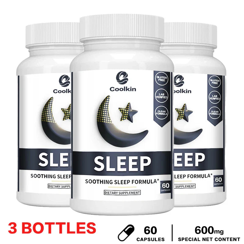 Sleep Supplement - with Valerian Root, Melatonin - Promote Rapid Falling Asleep and Improve Sleep Quality