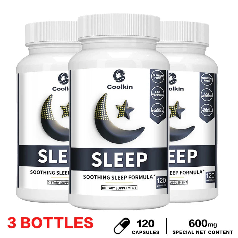 Sleep Supplement - with Valerian Root, Melatonin - Promote Rapid Falling Asleep and Improve Sleep Quality