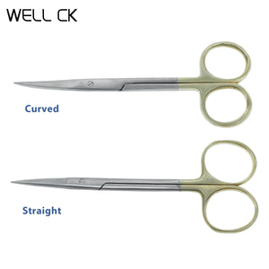 Stainless Steel Straight And Curved Hemostatic Forceps Stainless Steel Ophthalmic Scissors Medical Dental Surgical Scissors