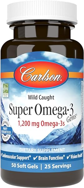 Super Omega-3 Gems, 1200 mg Omega-3s, Wild Ca in Pakistan