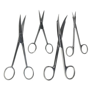 Surgical Scissors Stainless Steel Double Tipped Scissors Dissecting Scissors Straight Curved Head Surgical Tool