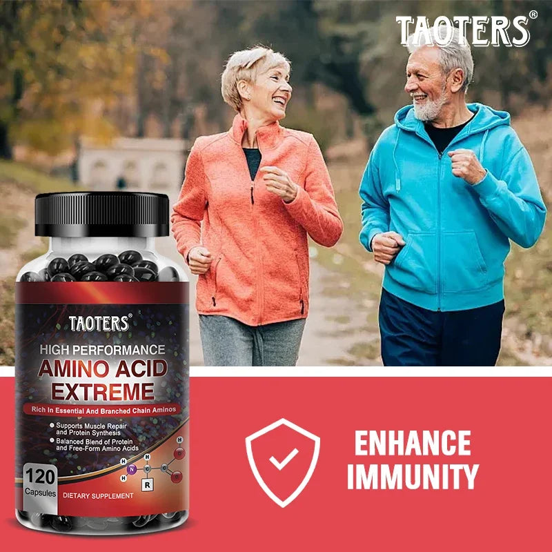 Taoters High Performance Amino Acid Supplement - Helps Repair Muscles, Build Muscle Mass, Energy Support and Protein Synthesis