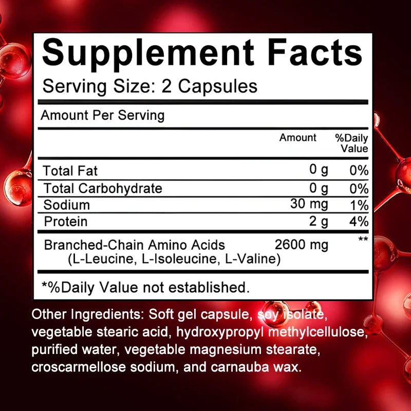 Taoters High Performance Amino Acid Supplement - Helps Repair Muscles, Build Muscle Mass, Energy Support and Protein Synthesis