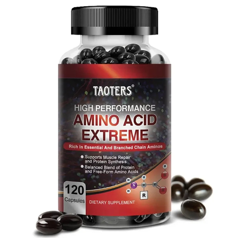 Taoters High Performance Amino Acid Supplement - Helps Repair Muscles, Build Muscle Mass, Energy Support and Protein Synthesis