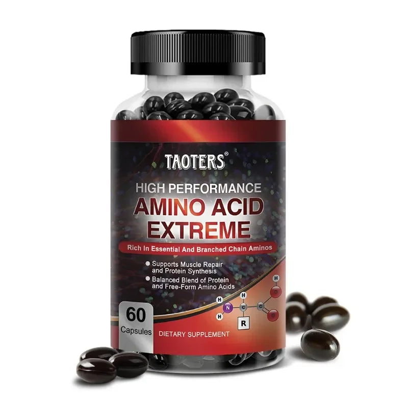 Taoters High Performance Amino Acid Supplement - Helps Repair Muscles, Build Muscle Mass, Energy Support and Protein Synthesis