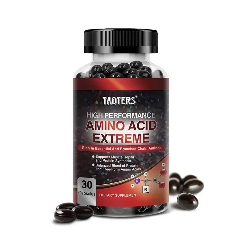 Taoters High Performance Amino Acid Supplement - Helps Repair Muscles, Build Muscle Mass, Energy Support and Protein Synthesis