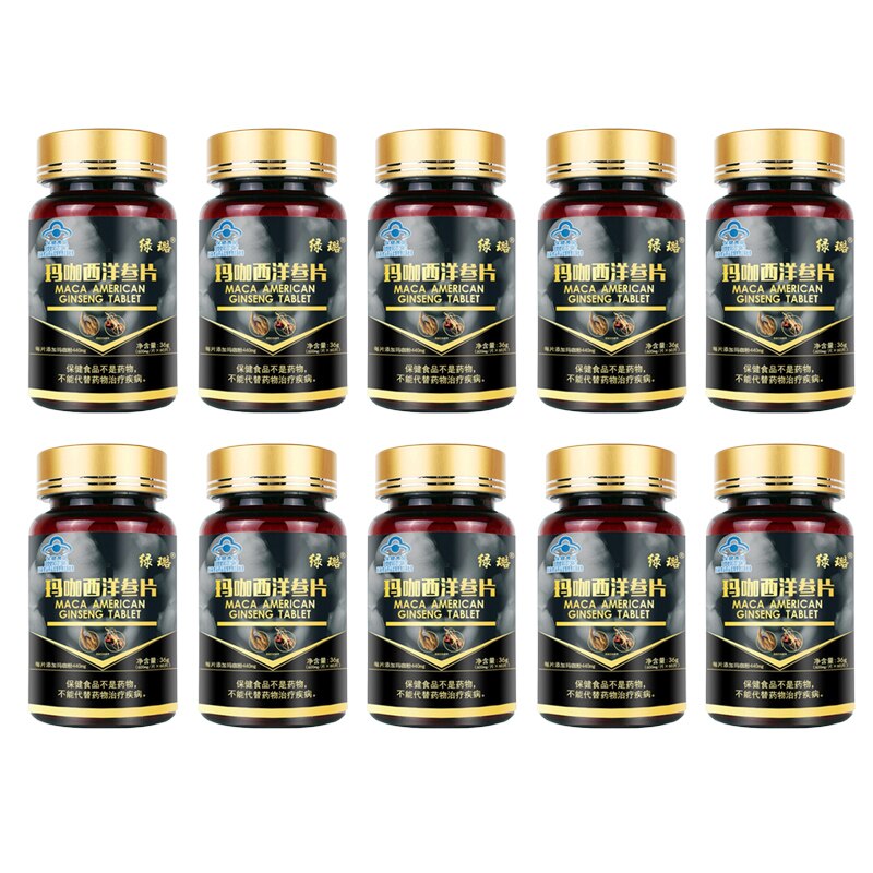 Testosterone Booster for Men Increase Length Stamina Maca & Ginseng Energy Strength Enhance Erection Growth Thickening Vegan