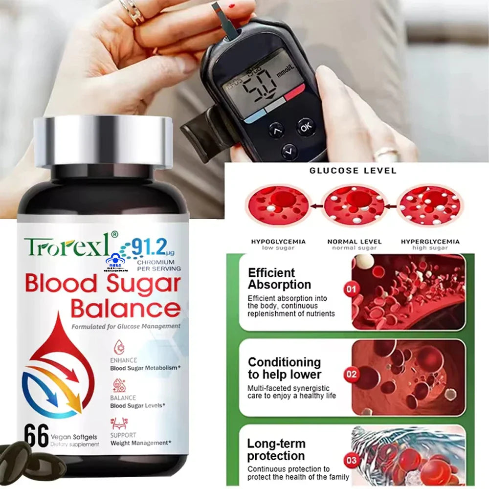 Trorexl blood sugar supplement,diabetes,sugar blocker,lowering blood fat,prevent arteriosclerosis