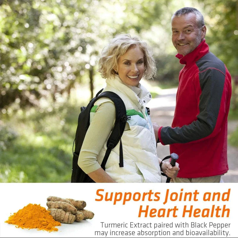 Turmeric Curcumin - Natural Joint and Heart Support - Healthy and Nutritious Turmeric Extract Supplement -60 Capsules