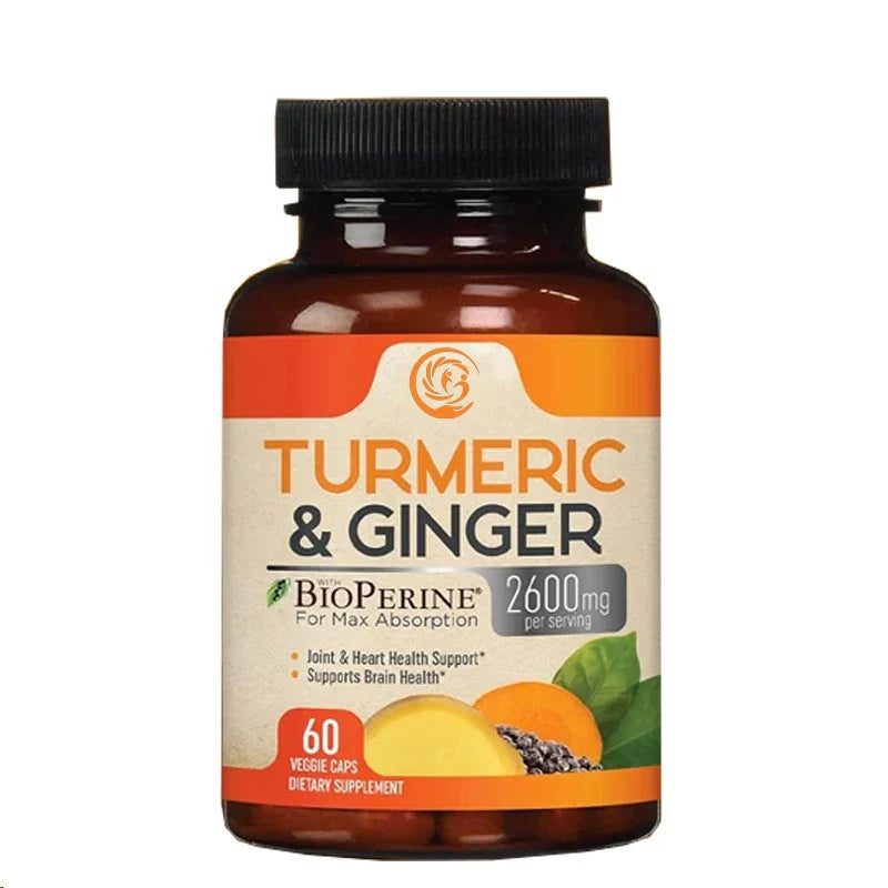 Turmeric Curcumin - Natural Joint and Heart Support - Healthy and Nutritious Turmeric Extract Supplement -60 Capsules