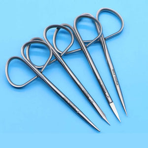 Twisted Handle Tissue Separating Scissors Peeling Scissors Eyelid Ophthalmic Surgical Scissors Fine Scissors Beauty Tools