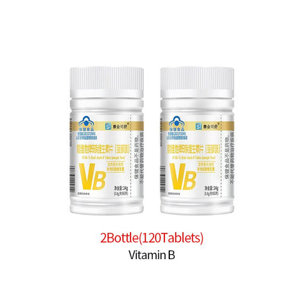 Vitamin B Complex Tablets Supplements Vitamins B1 B2 B6 B12 for Men Women Pineapple Taste Mouth Ulcers Stay Up CFDA Approve