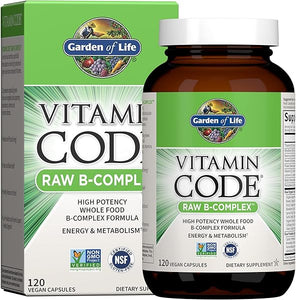 Vitamin B Complex - Vitamin Code Raw B Complex - 120 Vegan Capsules, High Potency B Complex Vitamins for Energy & Metabolism with B6, Folate & B12 as Methylcobalamin plus Probiotics in Pakistan