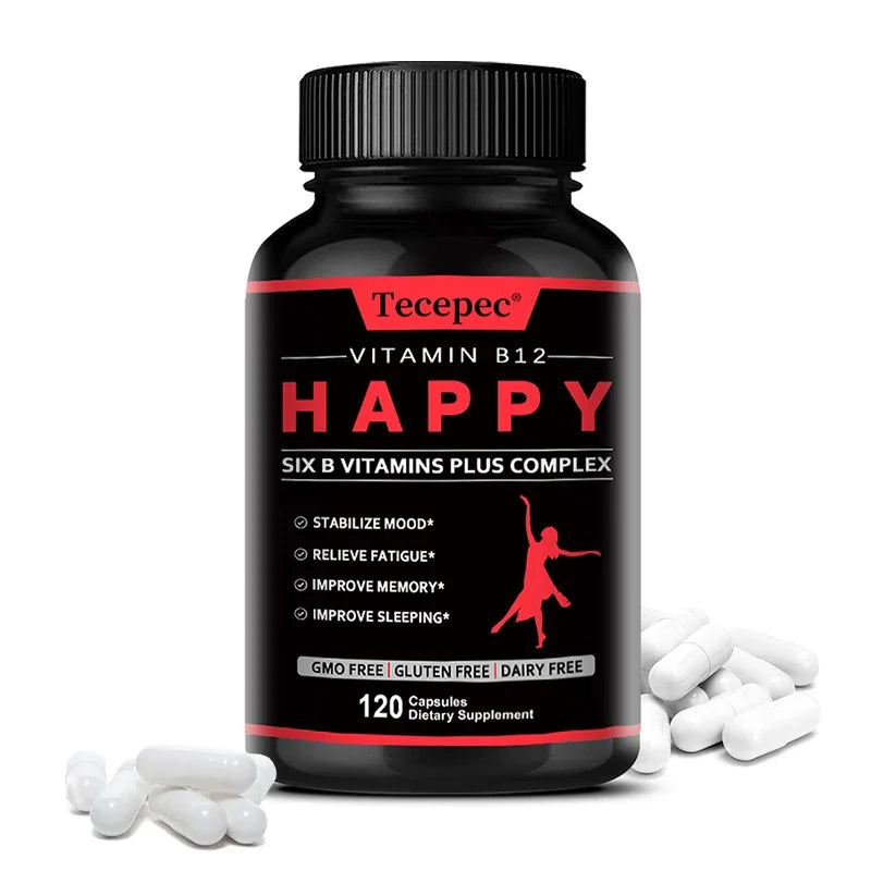 Vitamin B12 - B-complex Vitamin Supplement To Support Energy Metabolism, Nervous System Support, Brain, Heart Health
