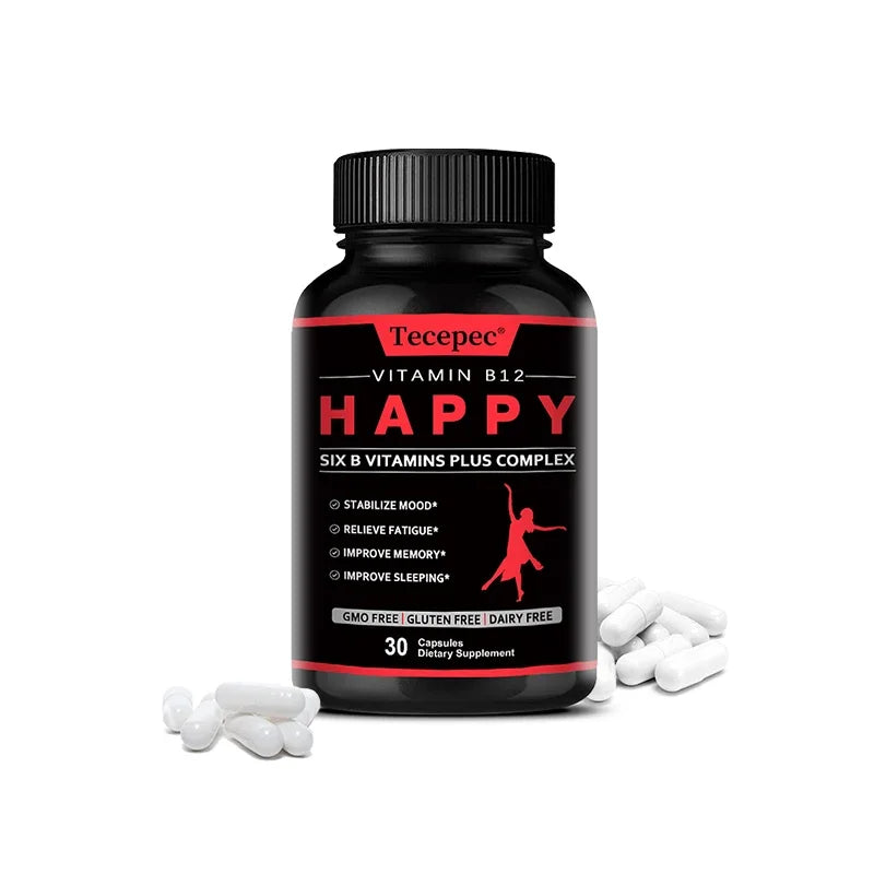 Vitamin B12 - B-complex Vitamin Supplement To Support Energy Metabolism, Nervous System Support, Brain, Heart Health