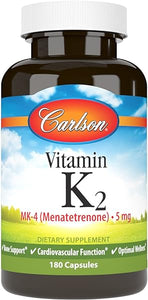 Vitamin K2, MK-4 (Menatetrenone), Vitamin K Supplement, Bone & Heart Health, K2 Vitamin, Soy-free, Vitamin K-2, K2 Vitamins, 180 Capsules in Pakistan