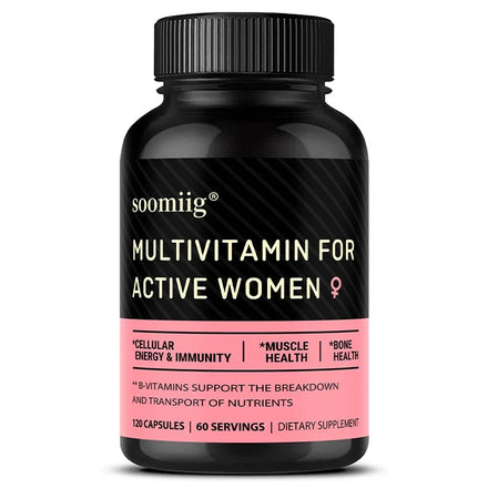 Women's Multivitamin Supplement - Rich in Vitamins and Minerals - Supports Immune, Hair, Skin, Energy and Bones