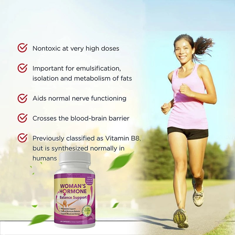 Women's Supplement - Helps Relieve Period Pain, Balance Endocrine System Hormones, Support Energy & Improve Mood