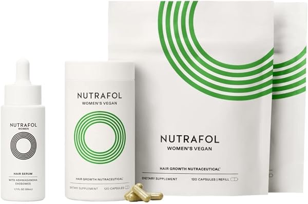 Women's Vegan Hair Growth Supplements and Hair Serum, Ages 18-44, Plant-based and Clinically Tested for Visibly Thicker Hair, Dermatologist Recommended - 3 Month Supply, 1.7 oz Bottle in Pakistan in Pakistan Women's Vegan Hair Growth Supplements and Hair Serum, Ages 18-44, Plant-based and Clinically Tested for Visibly Thicker Hair, Dermatologist Recommended - 3 Month Supply, 1.7 oz Bottle in Pakistan in Pakistan