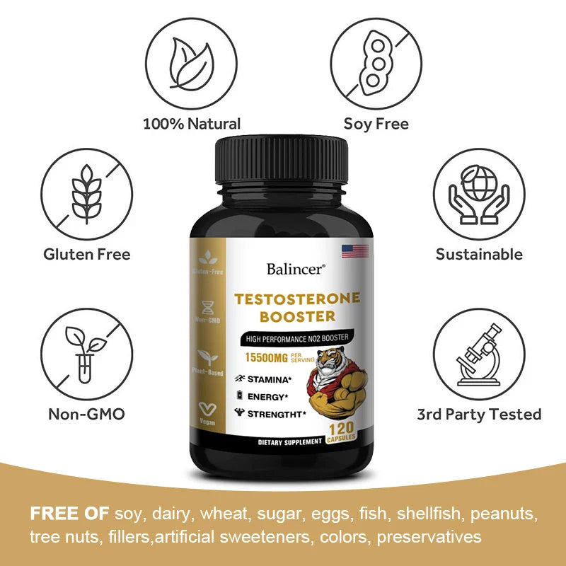 Workout Supplements, Energy Performance Booster for Sports Health and Endurance, Muscle Building Supplements for Men and Women