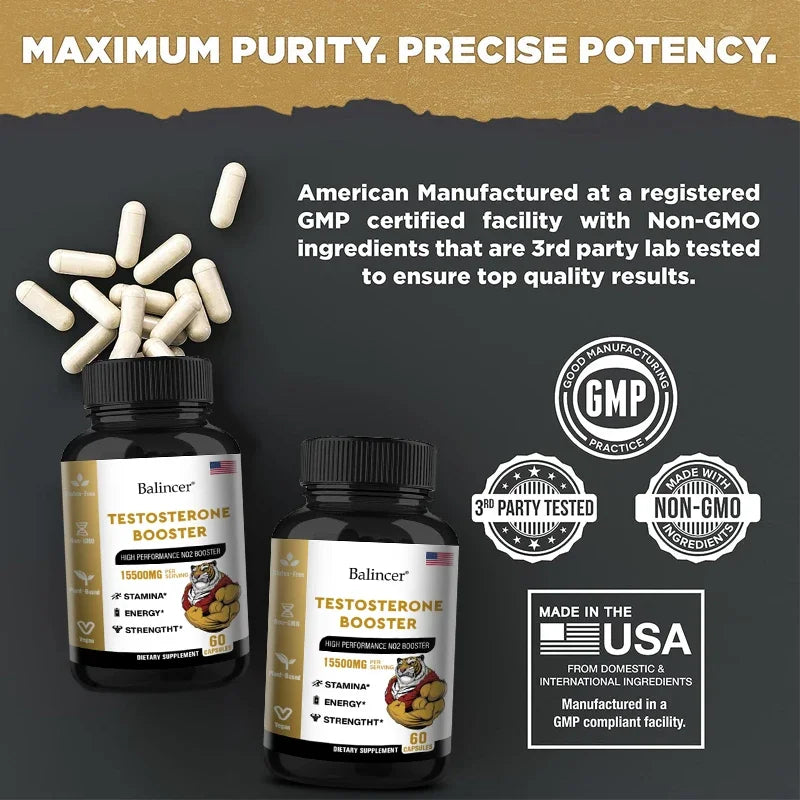 Workout Supplements, Energy Performance Booster for Sports Health and Endurance, Muscle Building Supplements for Men and Women