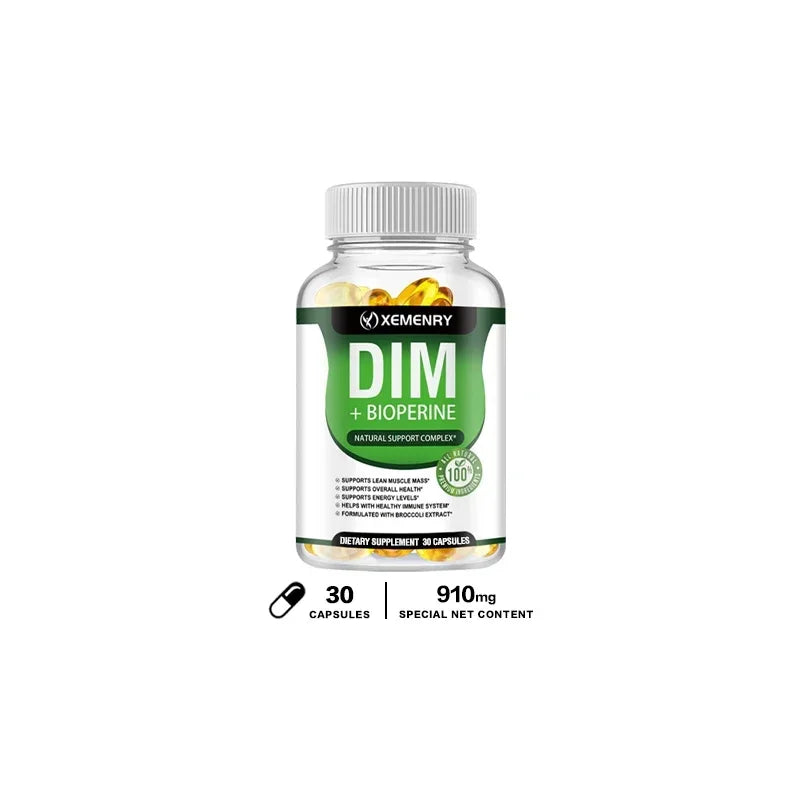 Xemenry DIM Supplement with Piperine 120 Capsules
