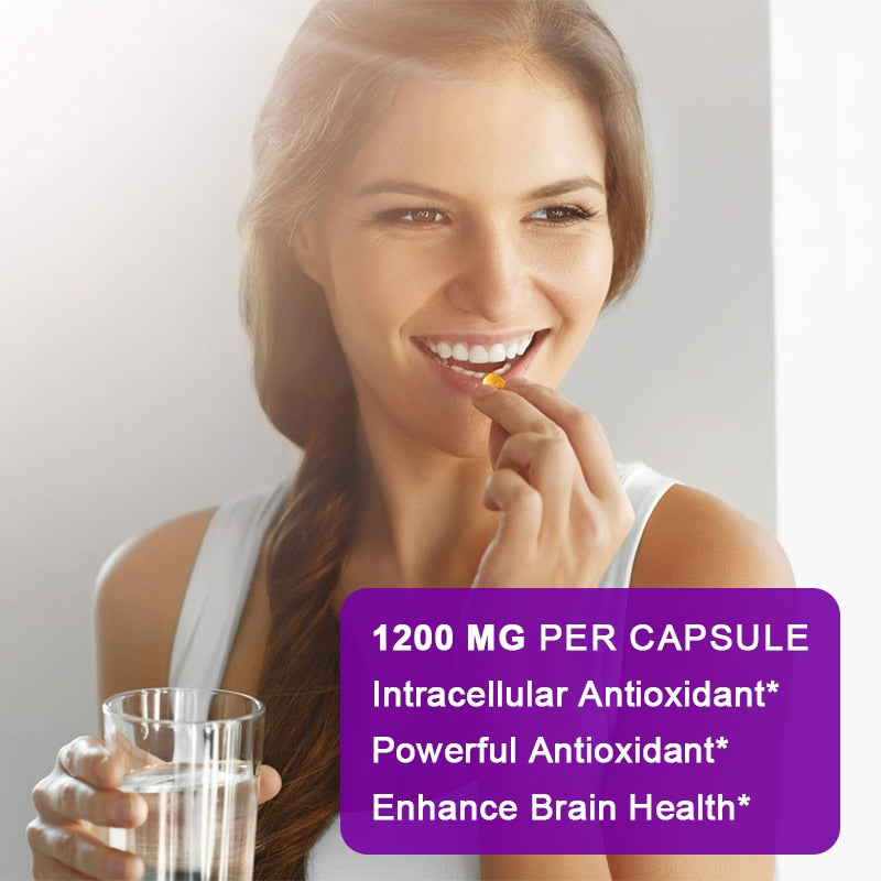 Xemenry Glutathione Capsules Collagen Antioxidant Anti-Aging Boosting Immunity Dull Skin Whitening Supplement Health