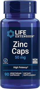 Zinc Caps, zinc 50 mg, zinc citrate, Support the body's immune defenses, ultra-absorbable, vegetarian, non-GMO, gluten-free, 90 vegetarian capsules, 90 Count (Pack of 1) in Pakistan