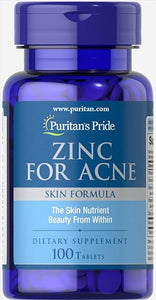 Zinc for Acne a Mineral for Immune Sytem Health 100 Tablets in Pakistan