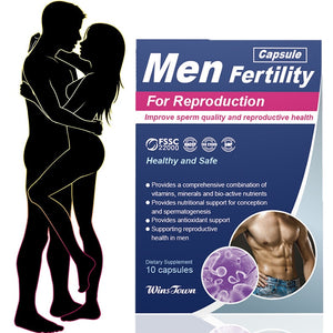 10 pills Men Fertility Capsule For Reproduction lmprove sperm quality and reproductive health health foods