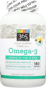 365 by Whole Foods Market, Omega 3 Lemon Flavored, 180 Softgels in Pakistan