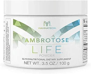 Immune Support Supplement, Mannatech Ambrotose Life (Powder) 100g, Supports Cell-to-Cell Communication and a Healthy Immune Defense, with Manapol Powder Pure 100% Natural Aloe Vera Supplement in Pakistan