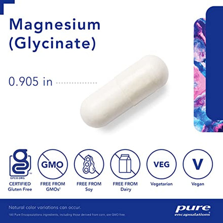 Magnesium Supplement in Pakistan Pure Encapsulations Glycinate to Support Stress Relief, Sleep, Heart Health, Nerves, Muscles & Metabolism