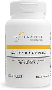 Integrative Therapeutics Active B-Complex - Energy Metabolism Support* - B-Complex Vitamin Supplement with 8 B-Vitamins, Vitamin B12, Folate, Choline - 60 Capsules in Pakistan