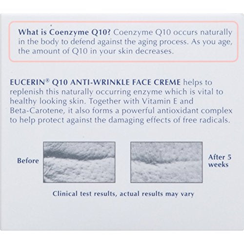 Eucerin Q10 Anti-Wrinkle Face Cream, Face Cream for Sensitive Skin