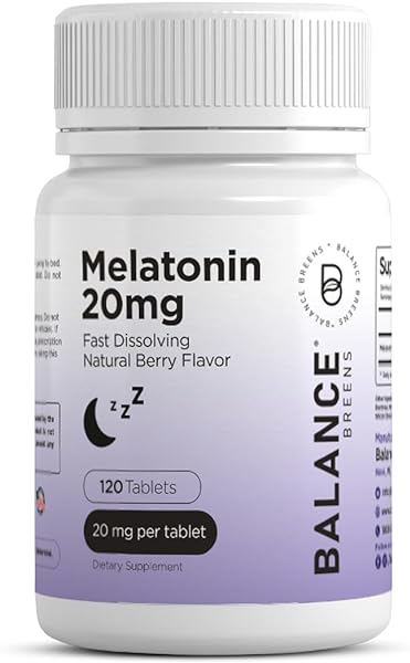 Melatonin 20mg, 100% Drug Free, Fast-Dissolve in Pakistan