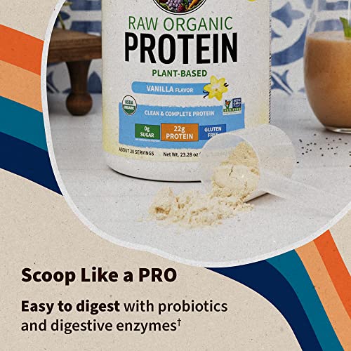 Organic Vegan Vanilla Protein Powder - Garden of Life – Supplement in Pakistan